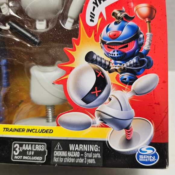 New NinjaBots Hilarious Battling Robots Blue Cobra & Trainer Head & Arms Explode - Picture 8 of 16